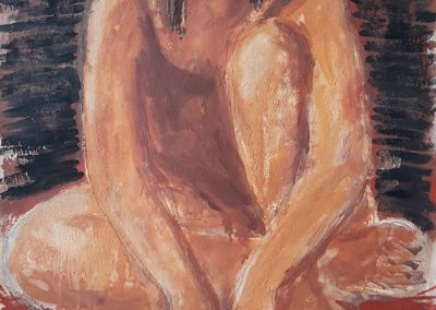 Reading woman